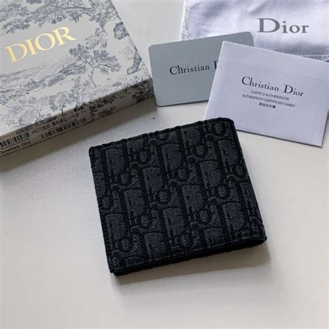 dior oblique wallet men